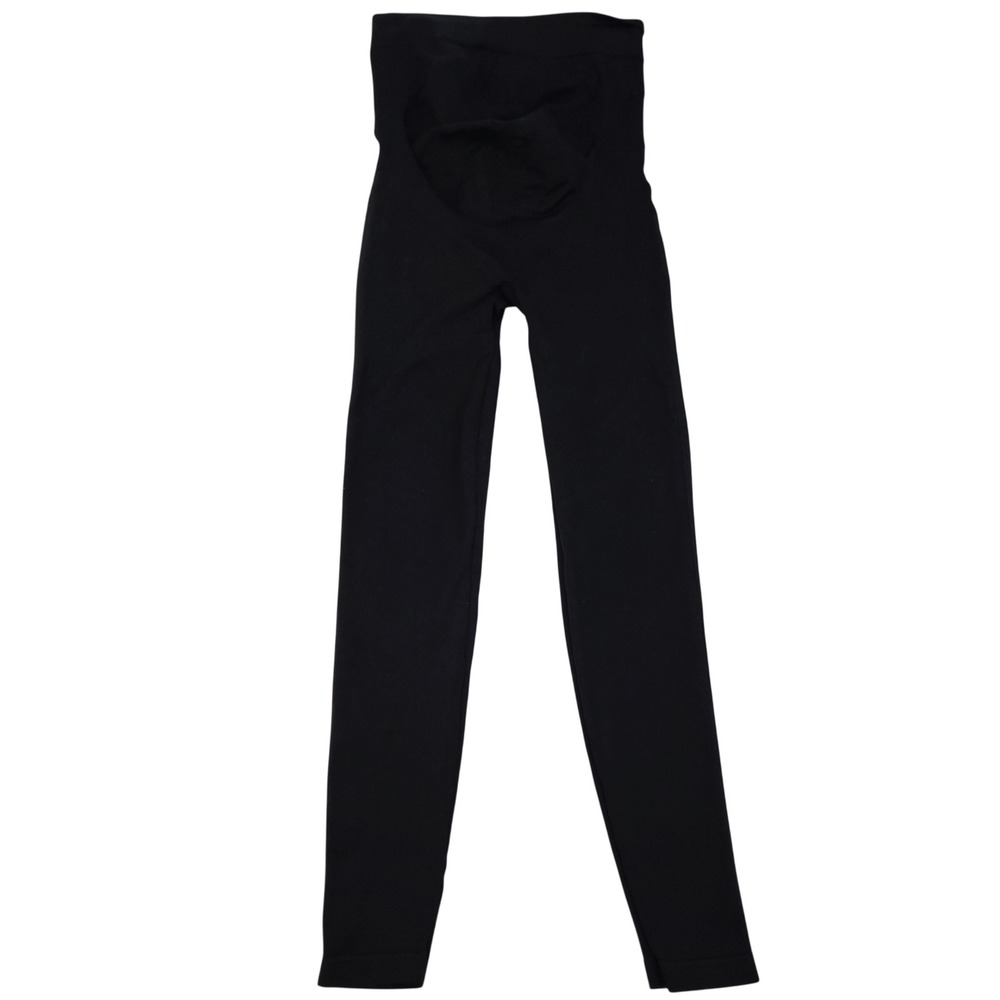 BLANQI Everyday M Maternity Leggings Black Seamless Belly Support High Rise Yoga